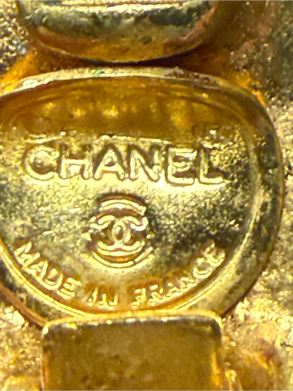 Vintage Chanel Gold Tone Figural Lady Clip-On Earrings Made in France RARE w/COA - Picture 9 of 11